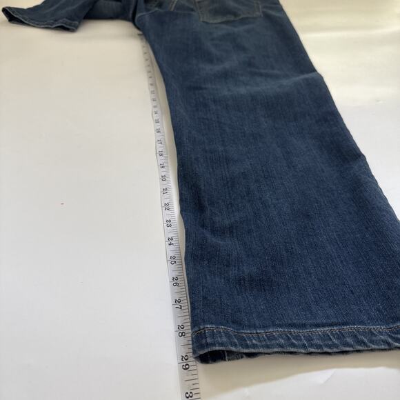 Vintage Faconnable Men's Dark Blue Denim Jeans Size 35x30 Denim - Picture 8 of 10